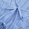 Maglione testurizzato con nodo frontale in stile uncinetto