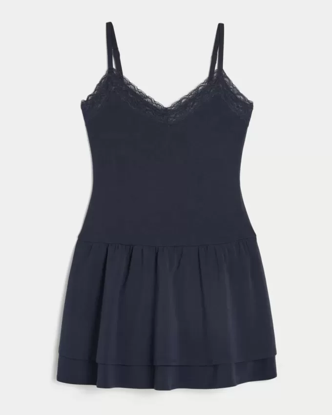 Mini abito a strati in maglia