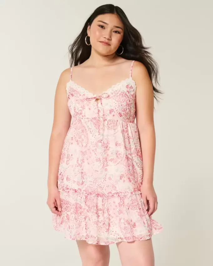Mini abito babydoll
