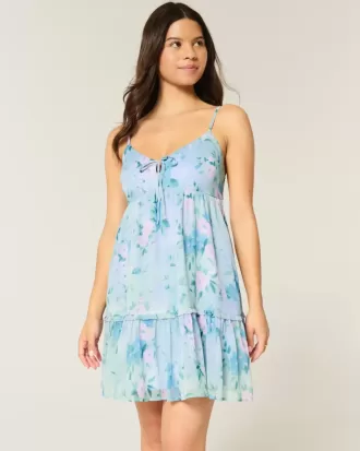 Mini abito babydoll