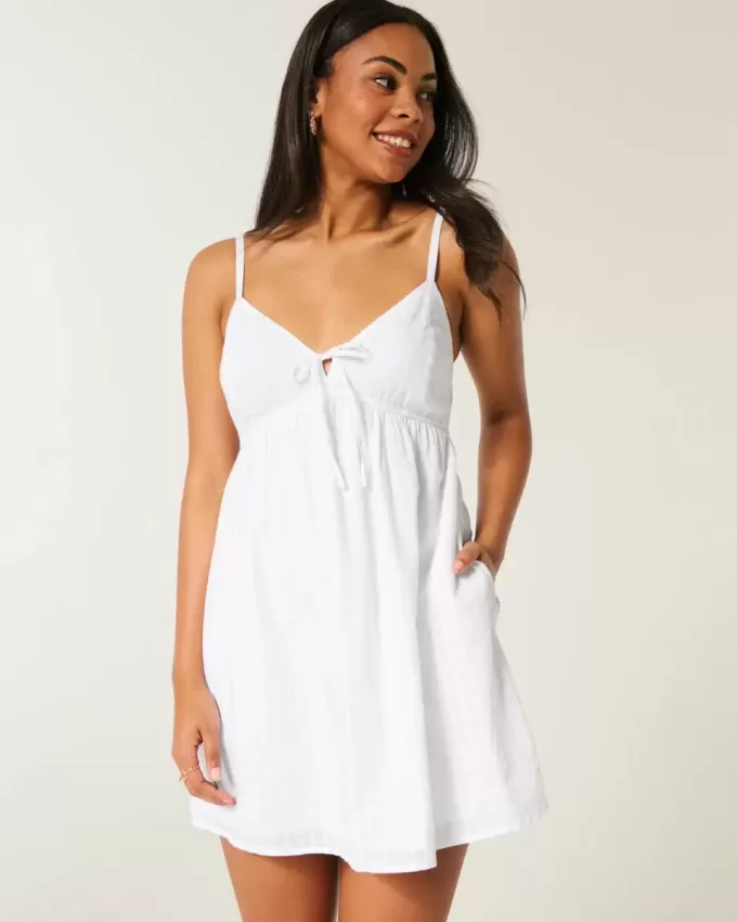 Mini abito babydoll