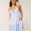 Mini abito babydoll