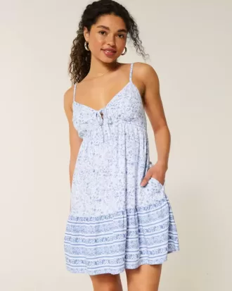 Mini abito babydoll