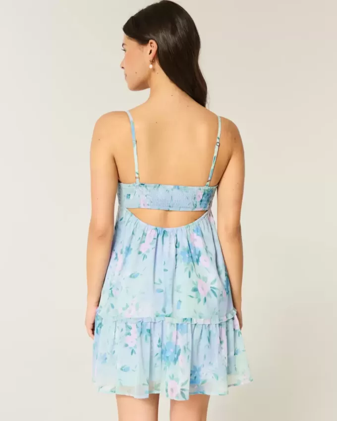 Mini abito babydoll