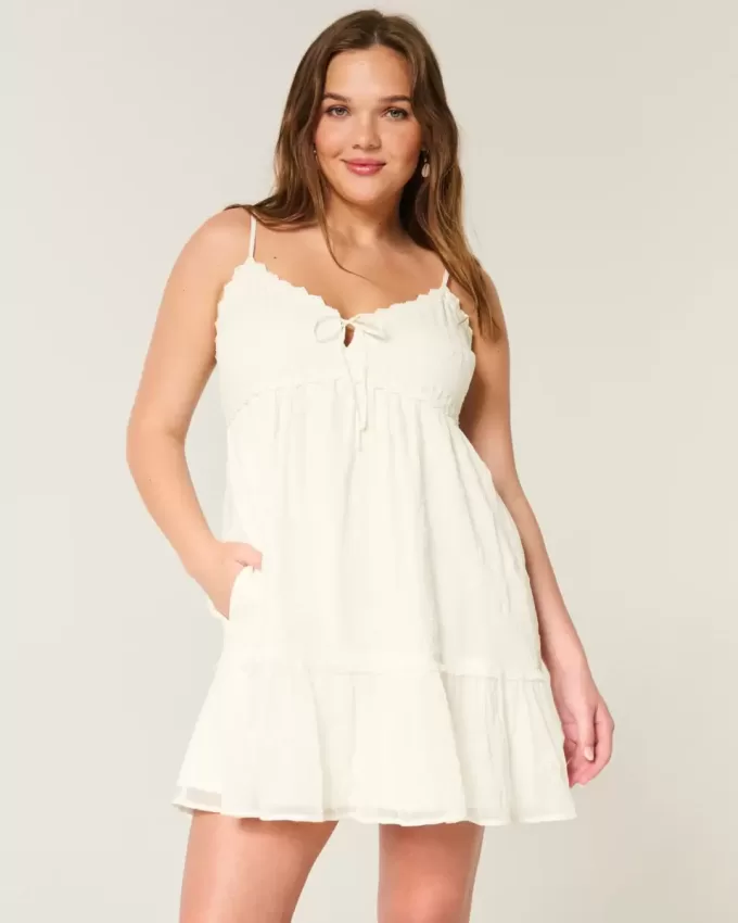 Mini abito babydoll