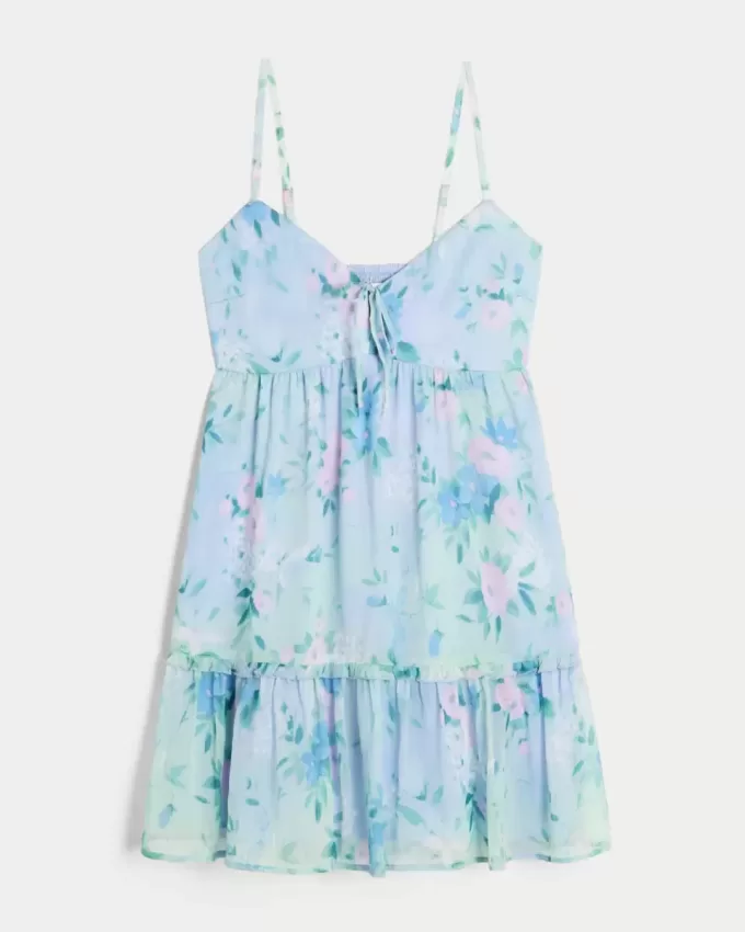 Mini abito babydoll