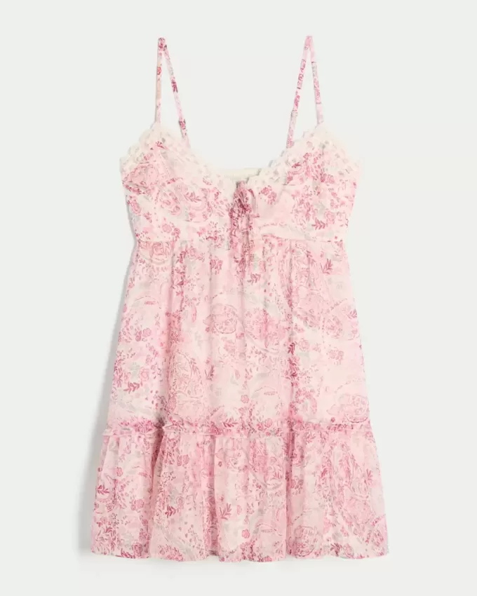 Mini abito babydoll
