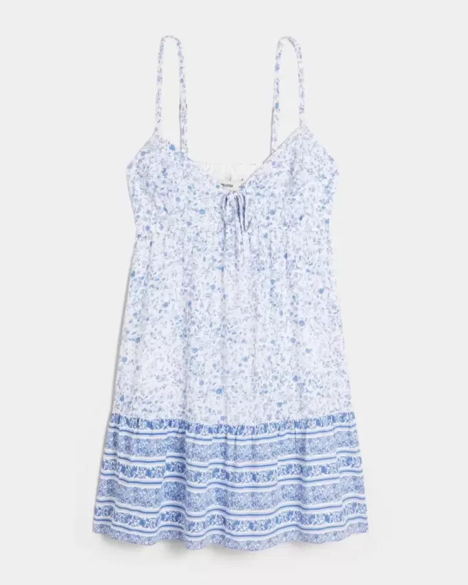 Mini abito babydoll