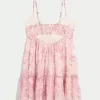 Mini abito babydoll