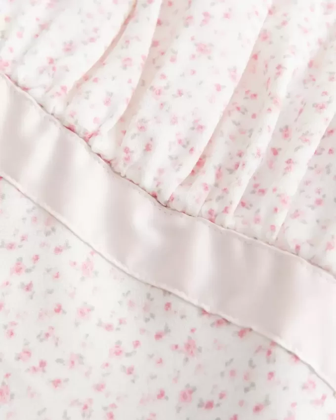 Mini abito con fascia in crepe satin