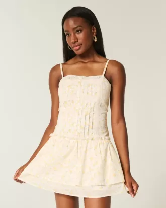 Mini abito con pizzo