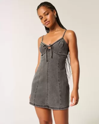Mini abito in denim