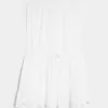 Mini abito senza spalline con coulisse
