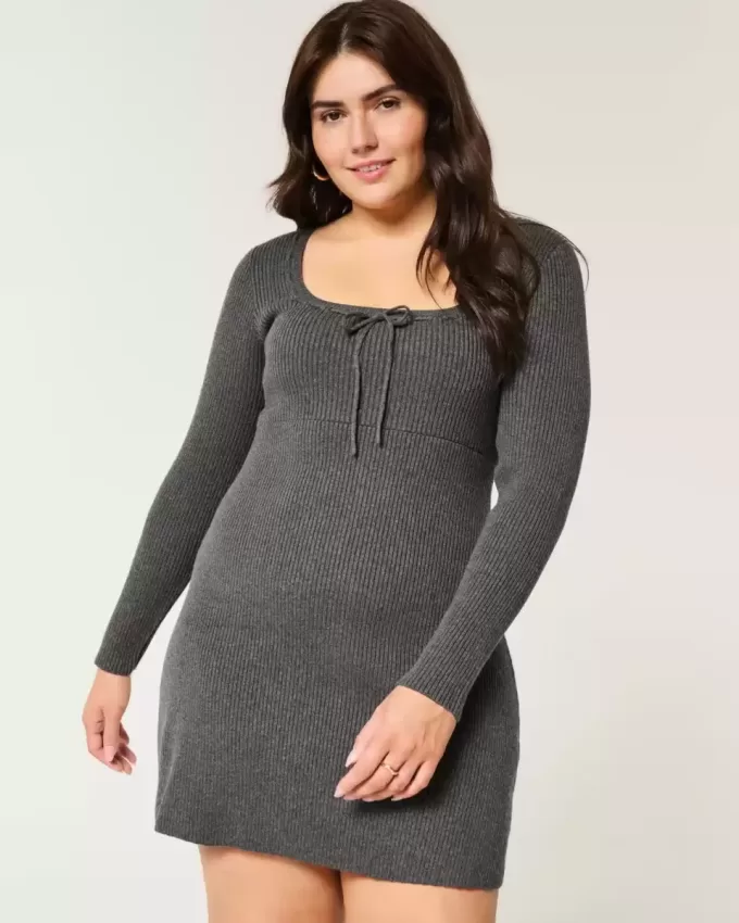Mini abito skater in maglia