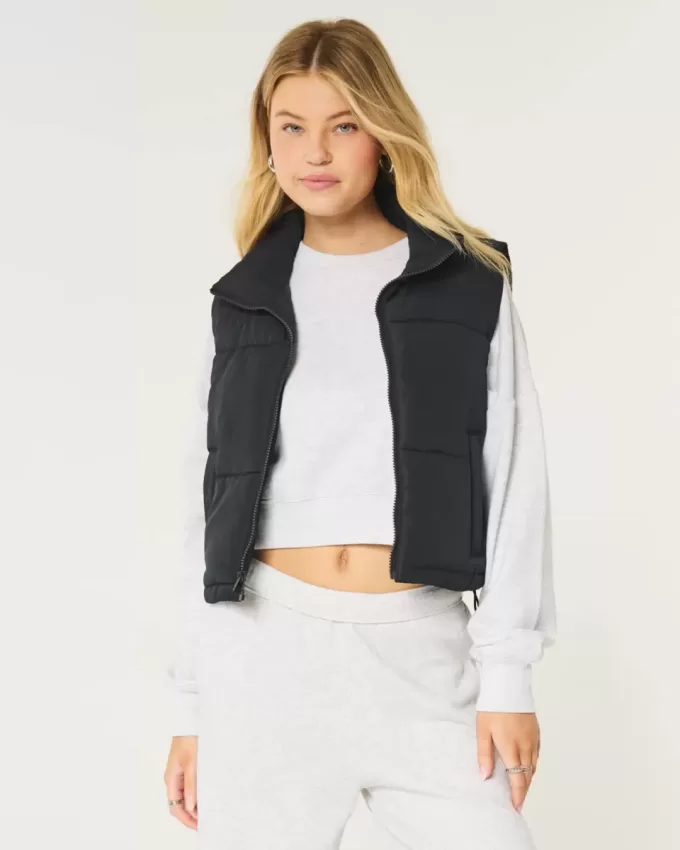 Mini gilet imbottito con cerniera
