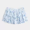 Mini gonna-pantalone a strati
