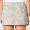 Mini gonna-pantalone mimetico a vita bassa in twill Mini gonna-pantalone mimetico a vita bassa in twill