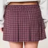 Mini gonna-pantalone plissettata a vita media Mini gonna-pantalone plissettata a vita media