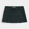 Mini gonna-pantalone plissettata a vita media Mini gonna-pantalone plissettata a vita media