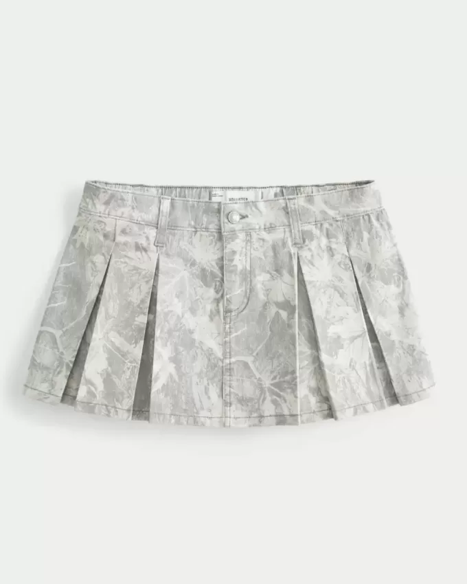 Mini gonna-pantalone plissettata mimetica Mini gonna-pantalone plissettata mimetica