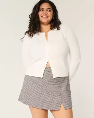 Mini gonna-skirt a trapezio