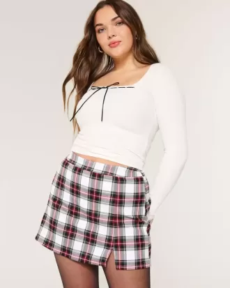 Mini gonna-skirt a trapezio