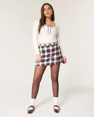 Mini gonna-skirt a trapezio