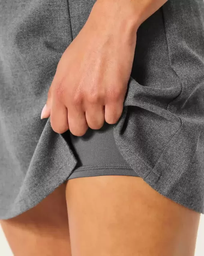 Mini gonna-skirt a trapezio