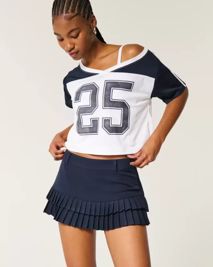 Mini gonna-skirt micro-plissettata Mini gonna-skirt micro-plissettata
