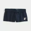 Mini pantaloncini in pile con grafica Bear Mini pantaloncini in pile con grafica Bear