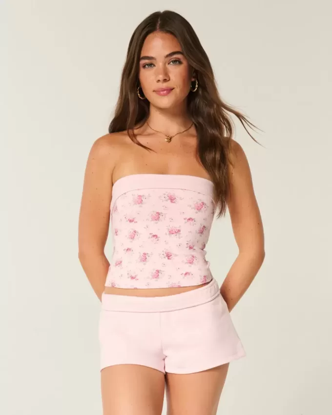 Mini pantaloncino in pile