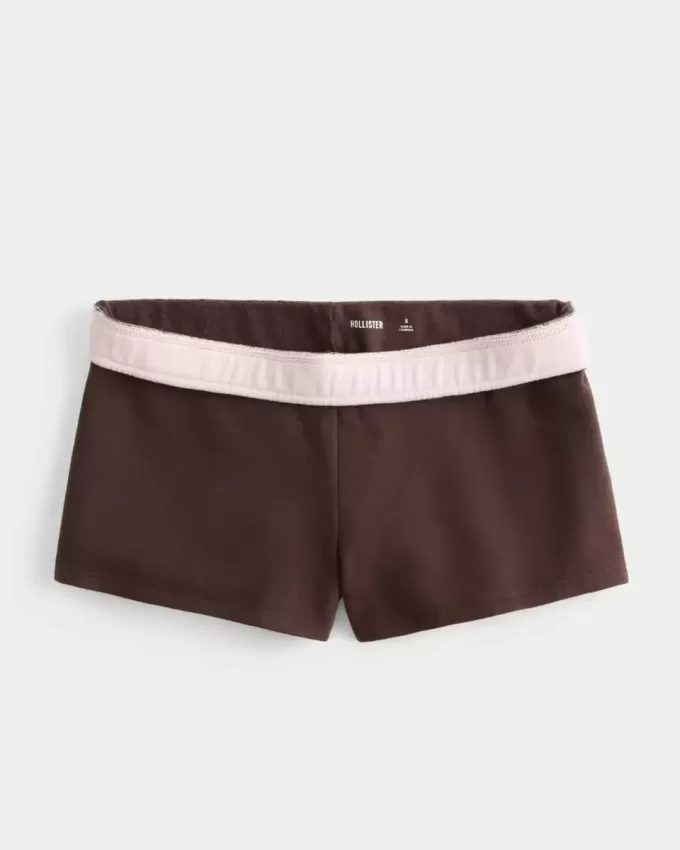 Mini pantaloncino in pile