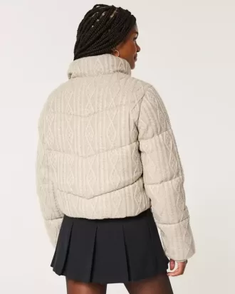 Mini piumino in maglia