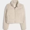 Mini piumino in maglia