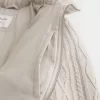 Mini piumino in maglia