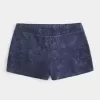 Mini shorts in pile