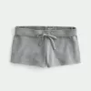 Mini shorts in pile