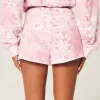 Mini shorts in pile