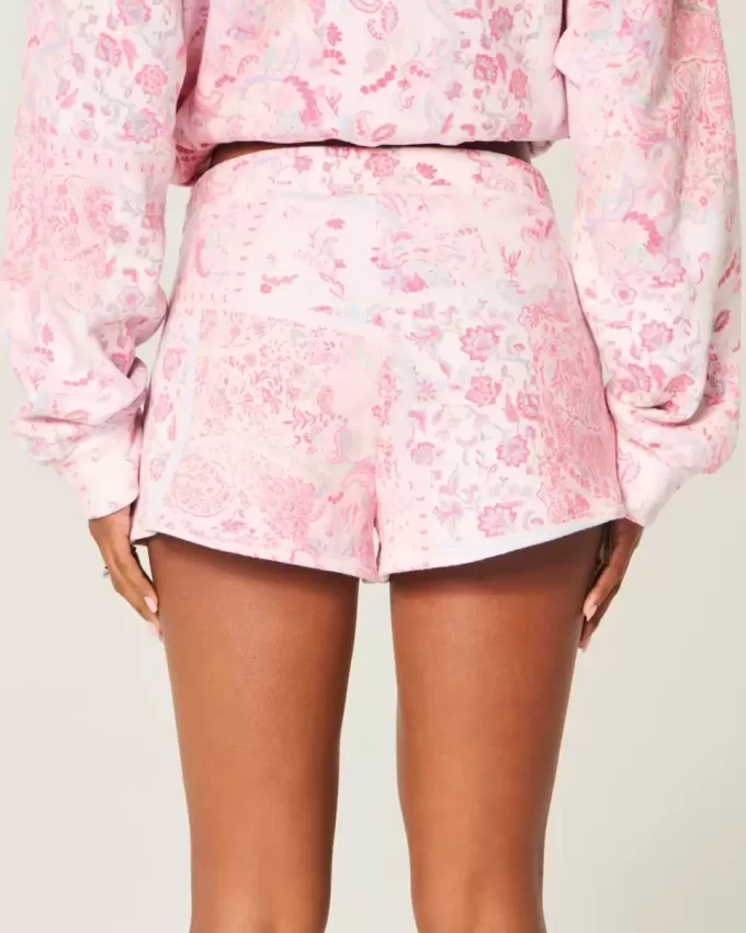 Mini shorts in pile