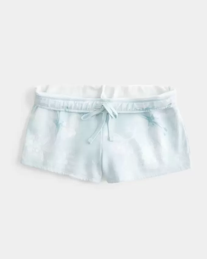 Mini shorts in pile
