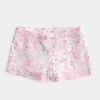 Mini shorts in pile