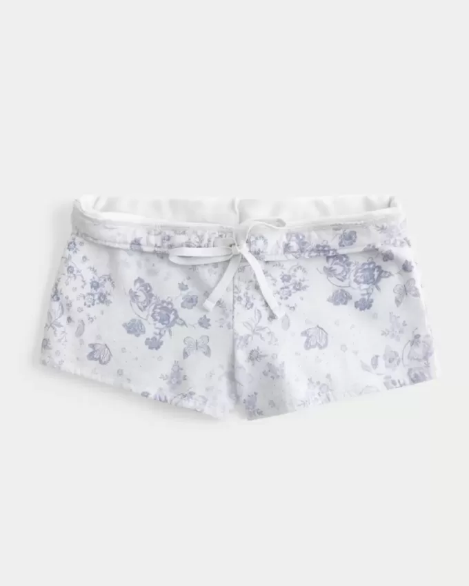 Mini shorts in pile