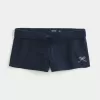 Mini shorts in pile con grafica a fiocco Mini shorts in pile con grafica a fiocco