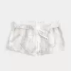 Mini shorts in pile mimetico Mini shorts in pile mimetico