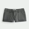 Mini shorts in twill a vita bassissima