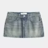 Minigonna in denim a vita bassa