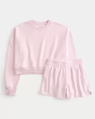 Pacchetto felpa Easy Crew e pantaloncini in pile