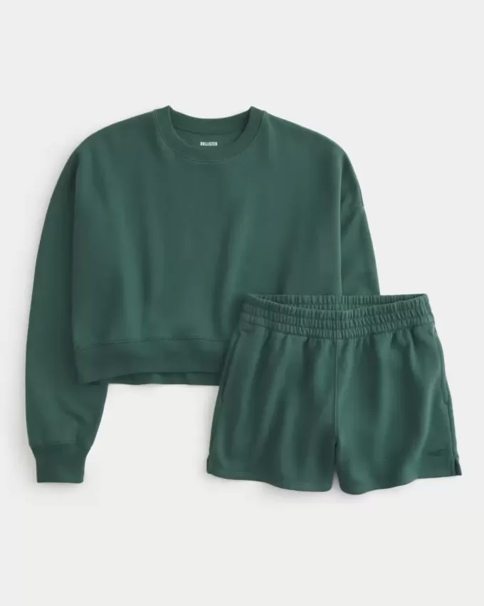 Pacchetto felpa Easy Crew e pantaloncini in pile