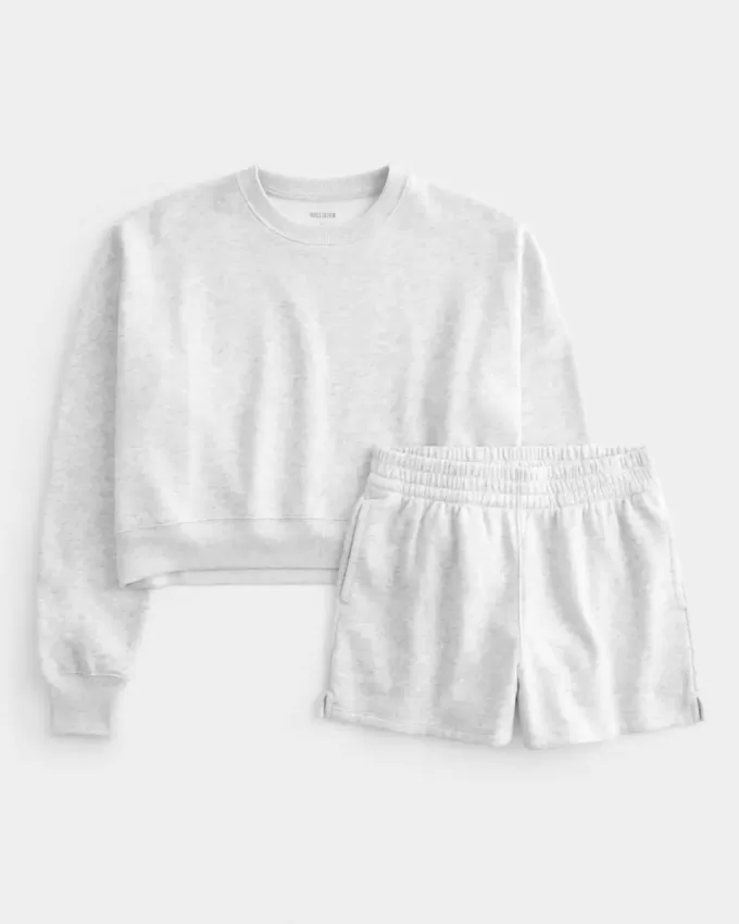 Pacchetto felpa Easy Crew e pantaloncini in pile
