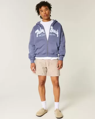 Pantaloncini a metà coscia con motivo aragosta